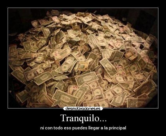 Tranquilo... - ni con todo eso puedes llegar a la principal