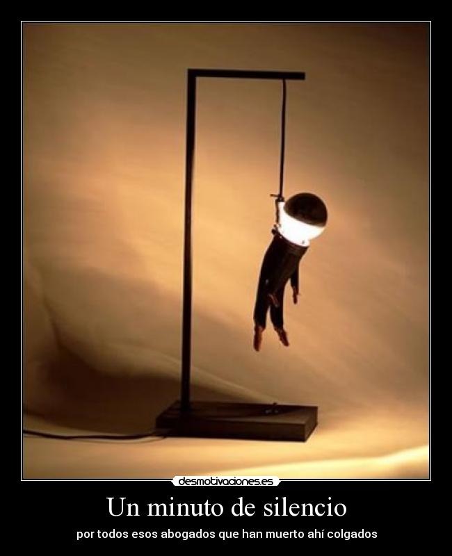 Un minuto de silencio -