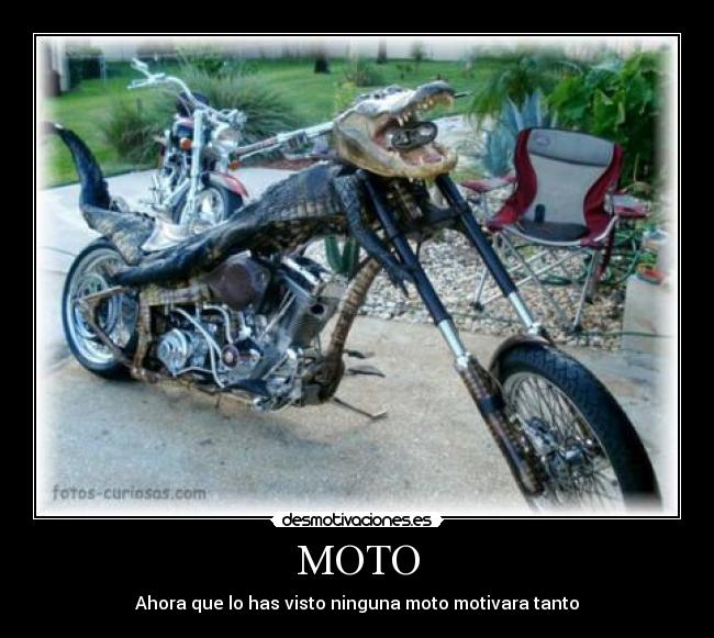 MOTO - Ahora que lo has visto ninguna moto motivara tanto