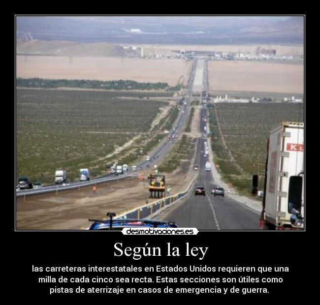 Según la ley - 
