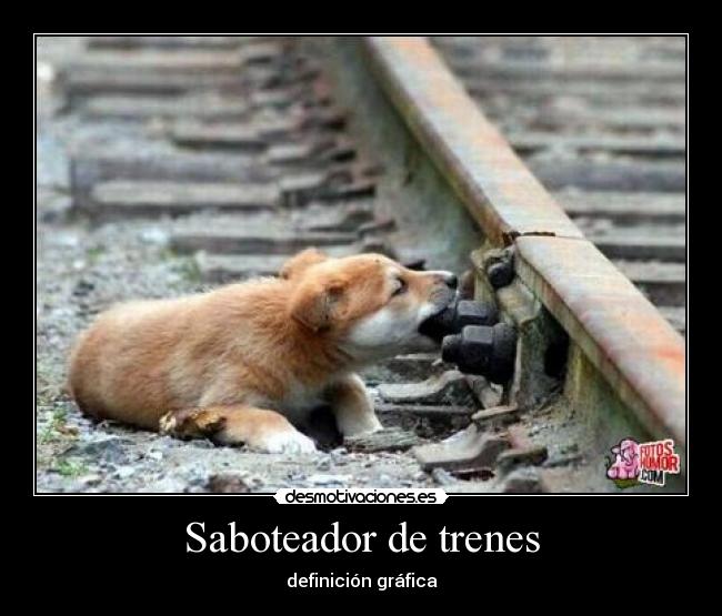Saboteador de trenes - definición gráfica