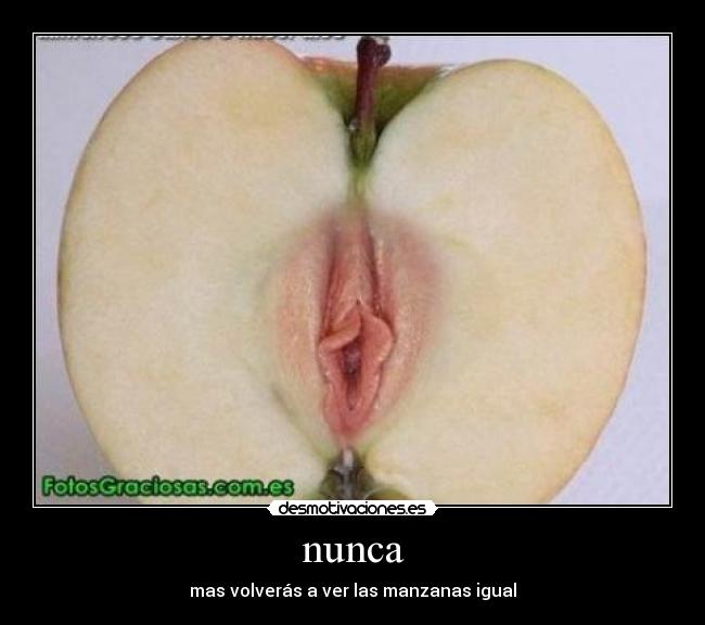 nunca - mas volverás a ver las manzanas igual