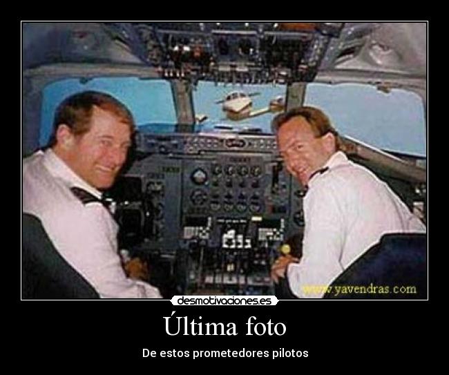 Última foto - De estos prometedores pilotos