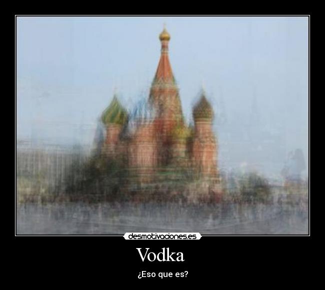 Vodka  - 