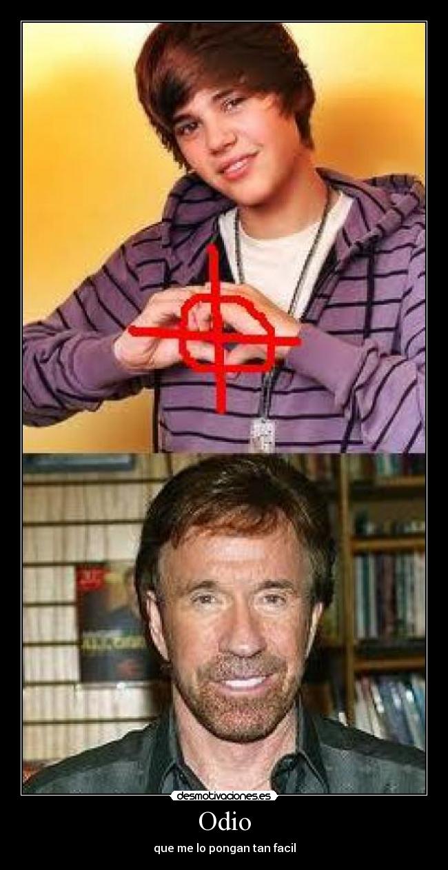 carteles odio chuck desmotivaciones