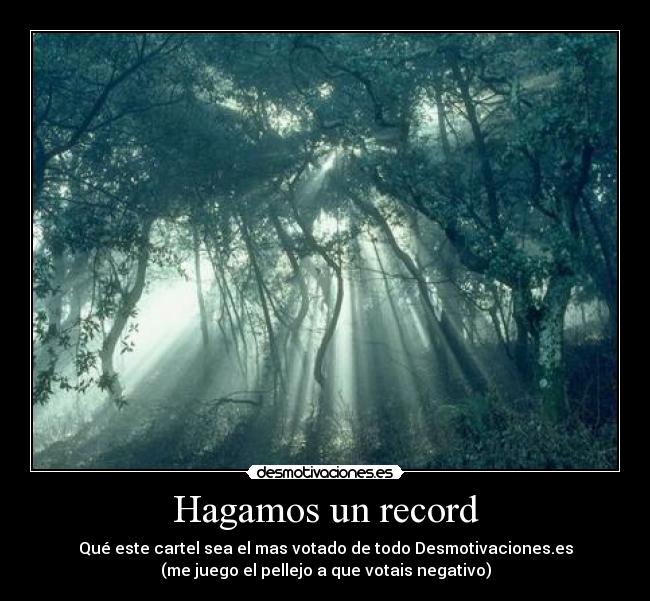 Hagamos un record -