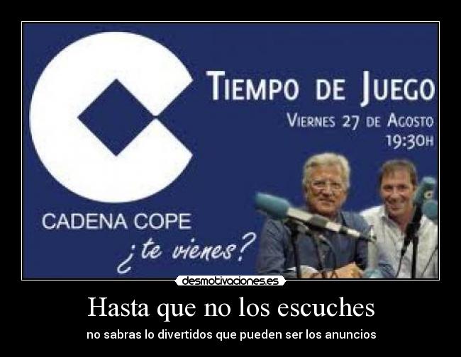 Hasta que no los escuches - 