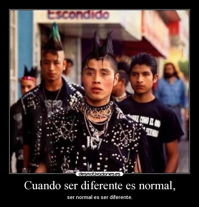 carteles diferente normal desmotivaciones