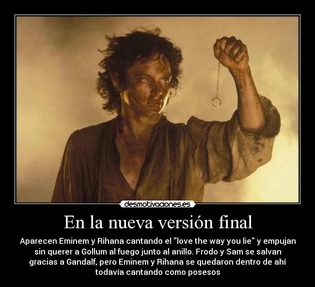 En la nueva versión final -
