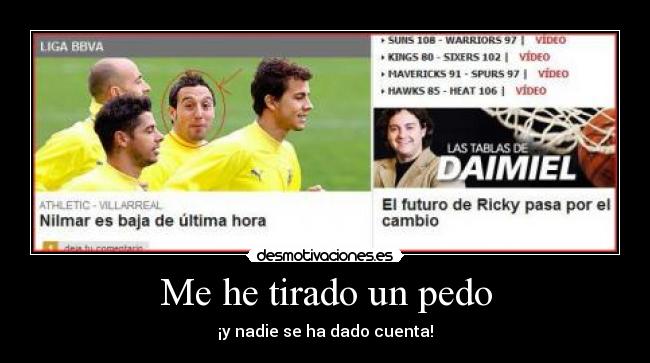 Me he tirado un pedo - ¡y nadie se ha dado cuenta!