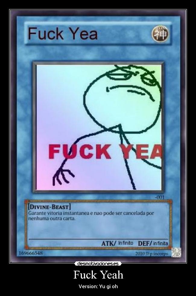 Fuck Yeah - Version: Yu gi oh