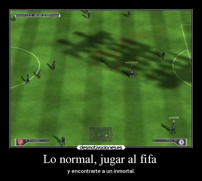 Lo normal, jugar al fifa  - 