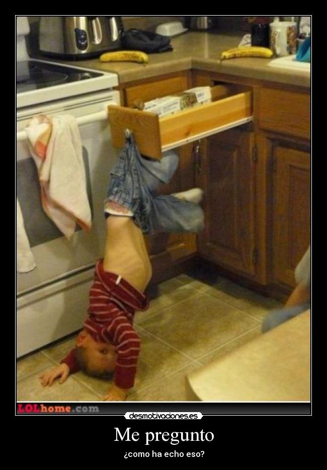 Me pregunto - ¿como ha echo eso?