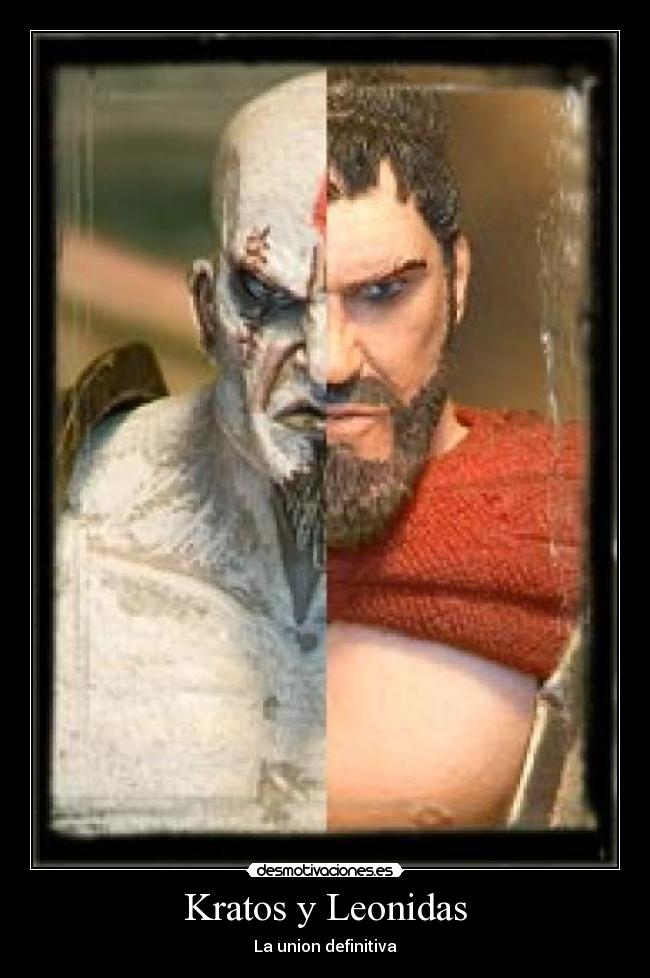 Kratos y Leonidas -
