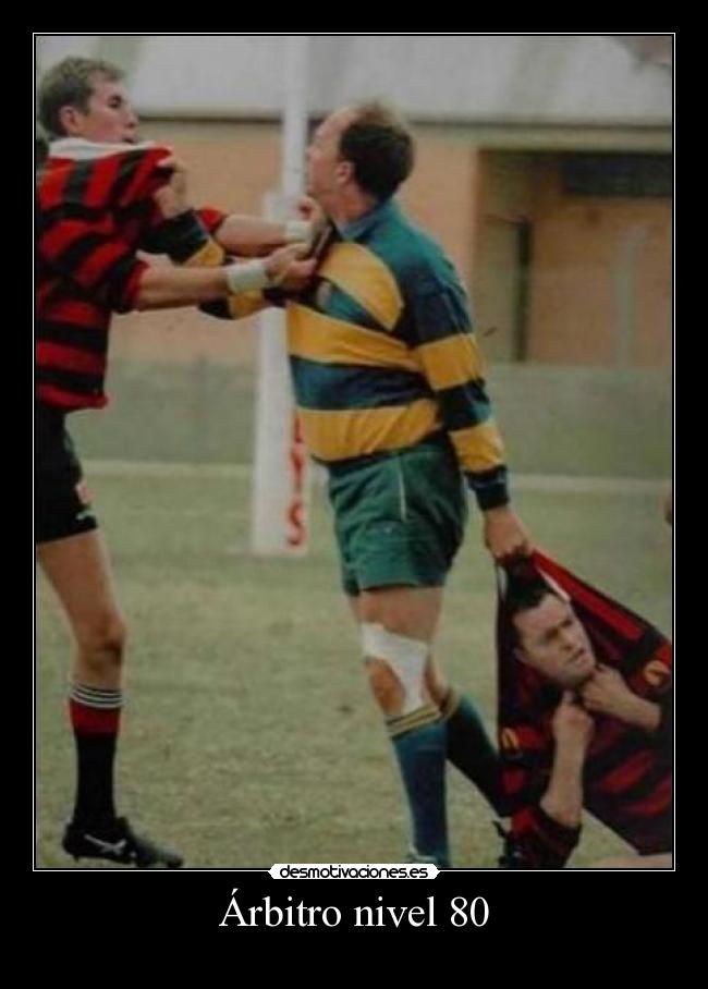 Árbitro nivel 80 - 