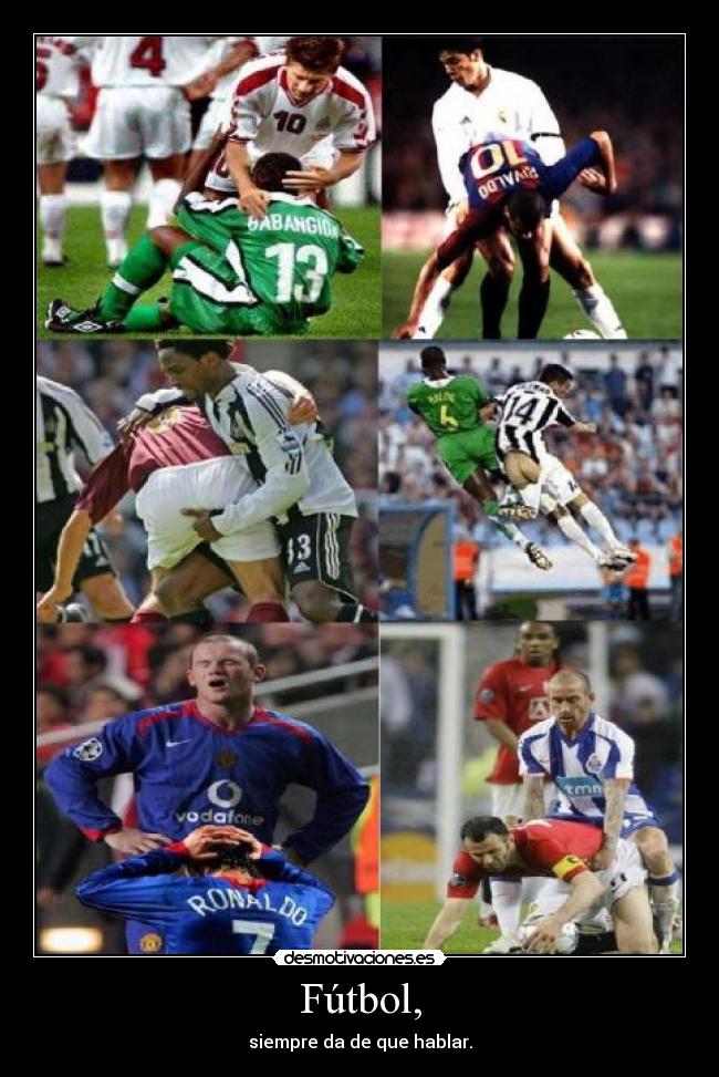 carteles futbol futbol desmotivaciones