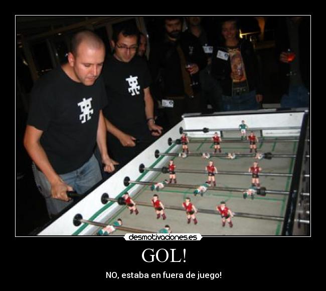 GOL! - NO, estaba en fuera de juego!