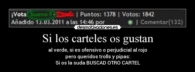 Si los carteles os gustan - 