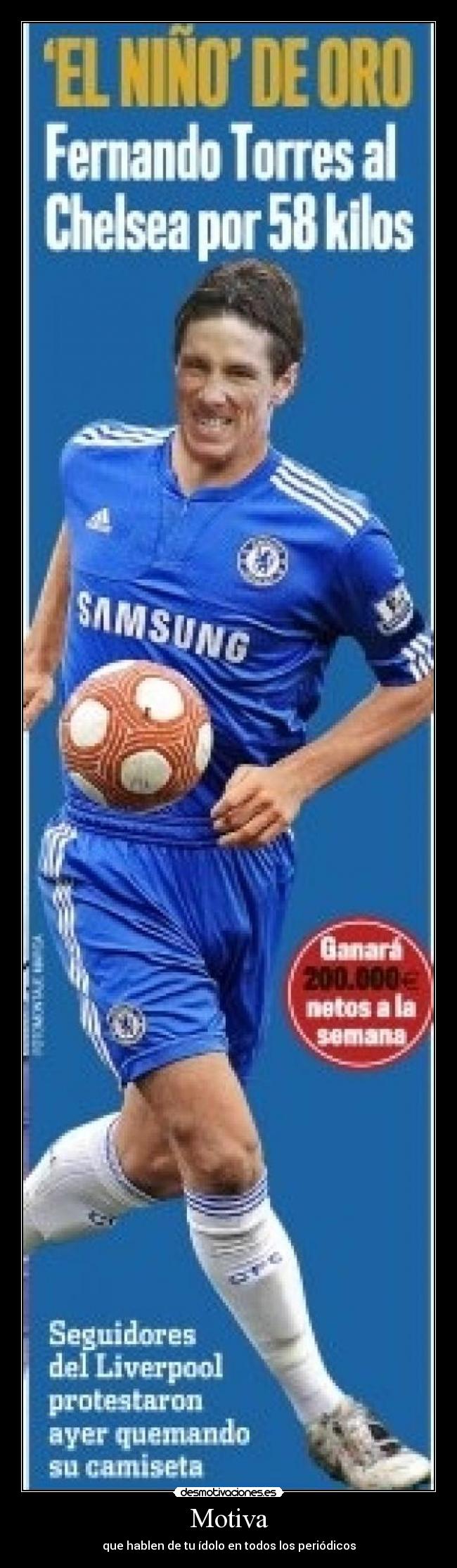 Motiva - que hablen de tu ídolo en todos los periódicos