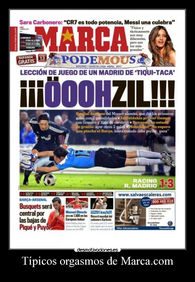 Típicos orgasmos de Marca.com -