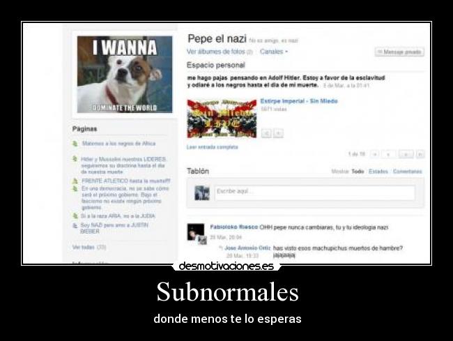Subnormales -