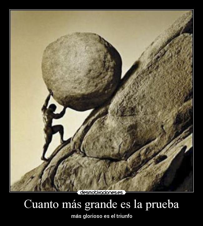 Cuanto más grande es la prueba -