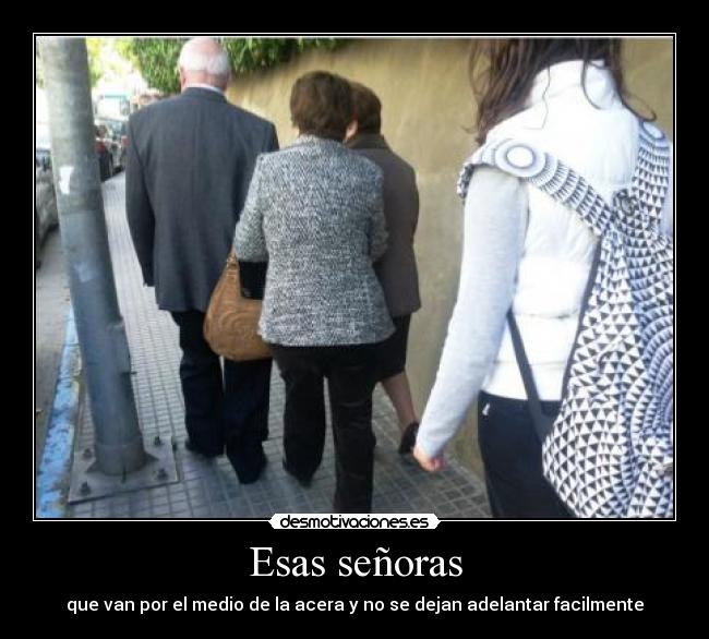 Esas señoras -