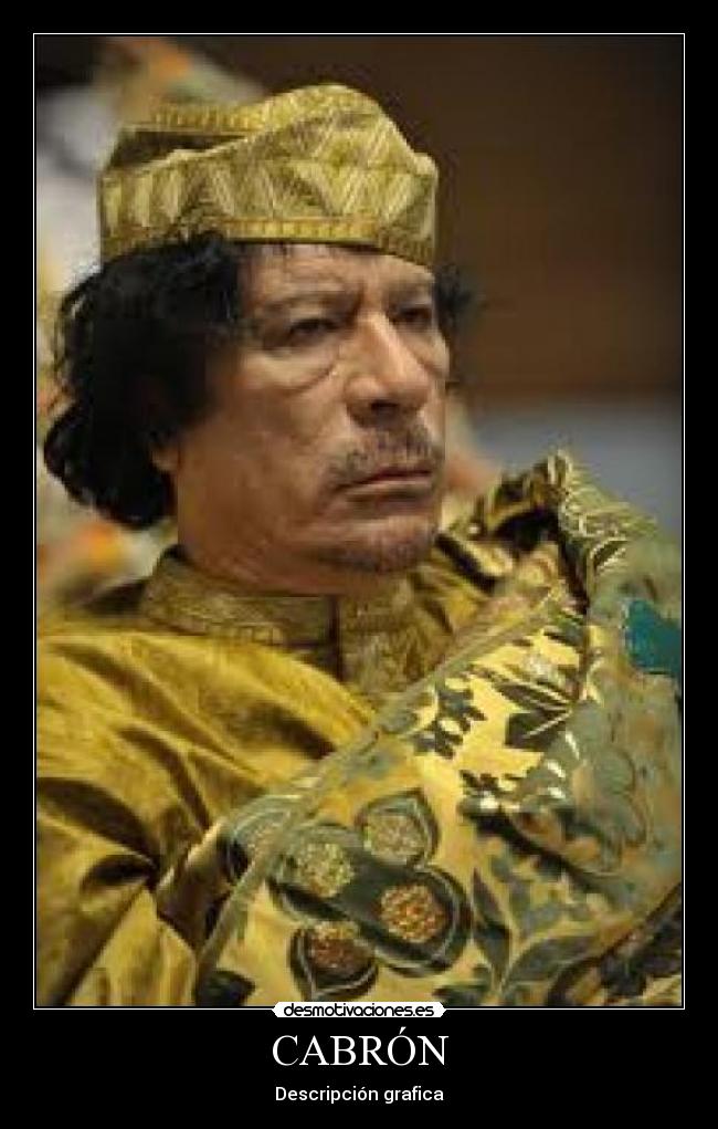 CABRÓN - Descripción grafica