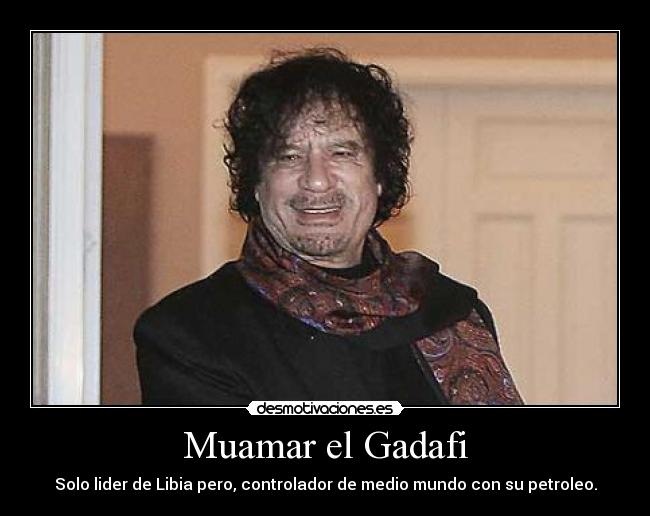 Muamar el Gadafi -