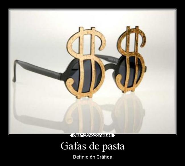 Gafas de pasta -