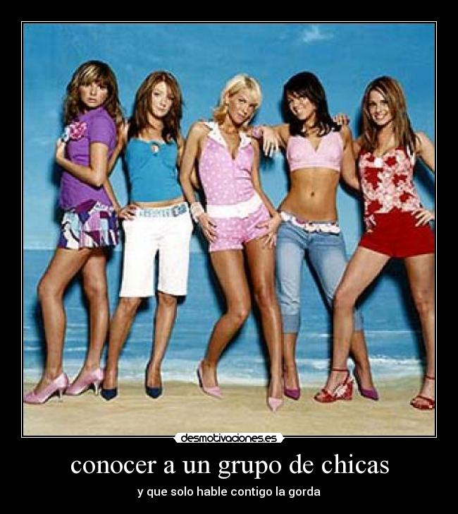 conocer a un grupo de chicas - 