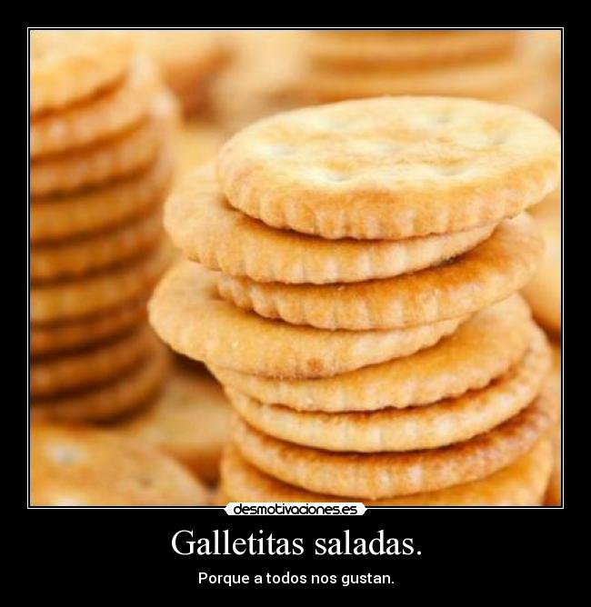 Galletitas saladas. -