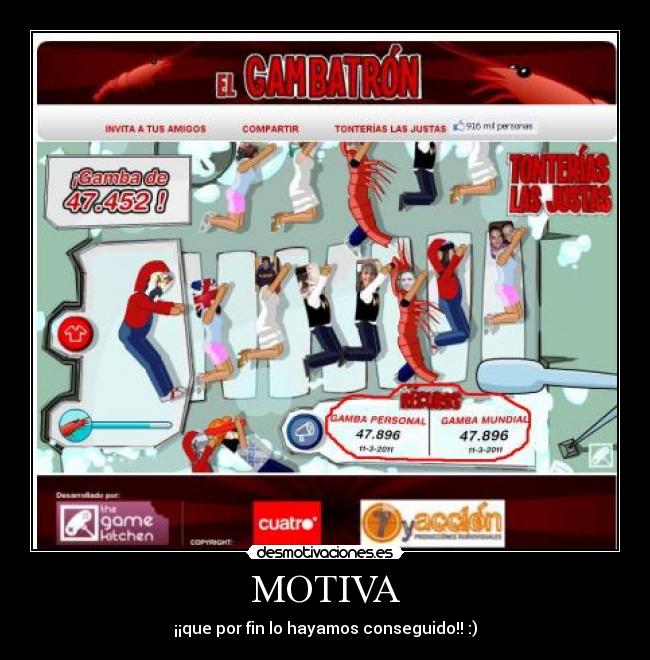 MOTIVA - ¡¡que por fin lo hayamos conseguido!! :)