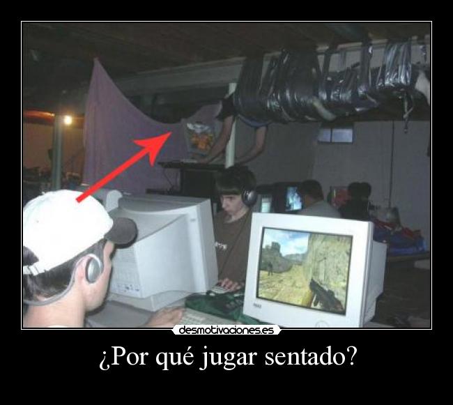 ¿Por qué jugar sentado? -