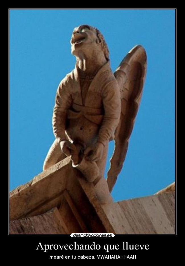 Aprovechando que llueve -