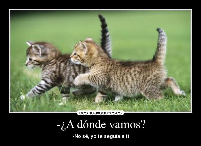 -¿A dónde vamos? -