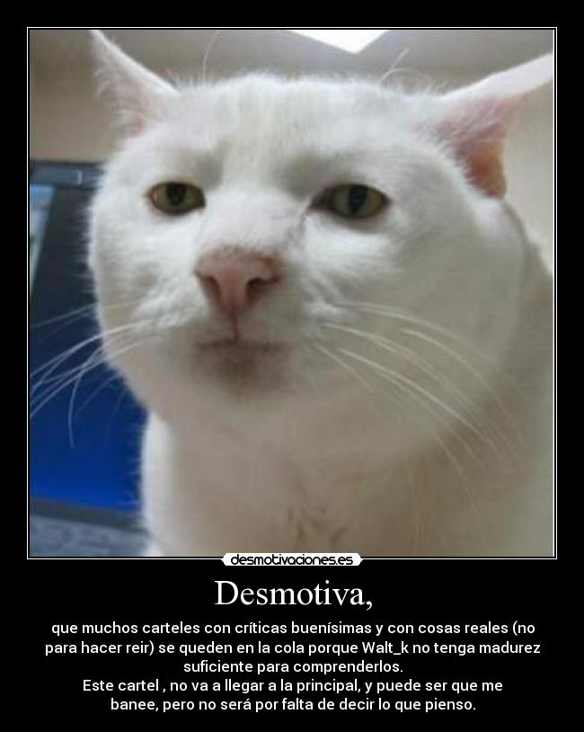 Desmotiva, -