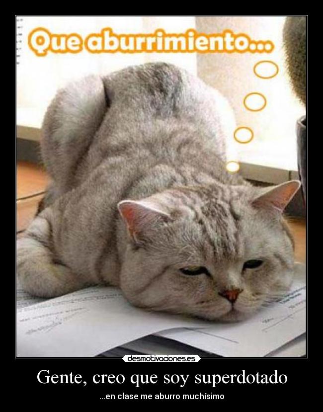 carteles aburrimiento clase desmotivaciones