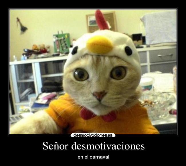 Señor desmotivaciones - en el carnaval