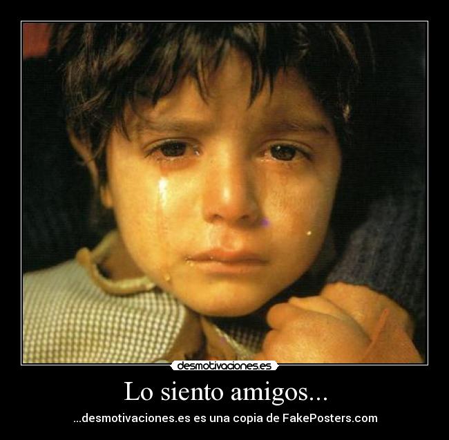 Lo siento amigos... - ...desmotivaciones.es es una copia de FakePosters.com