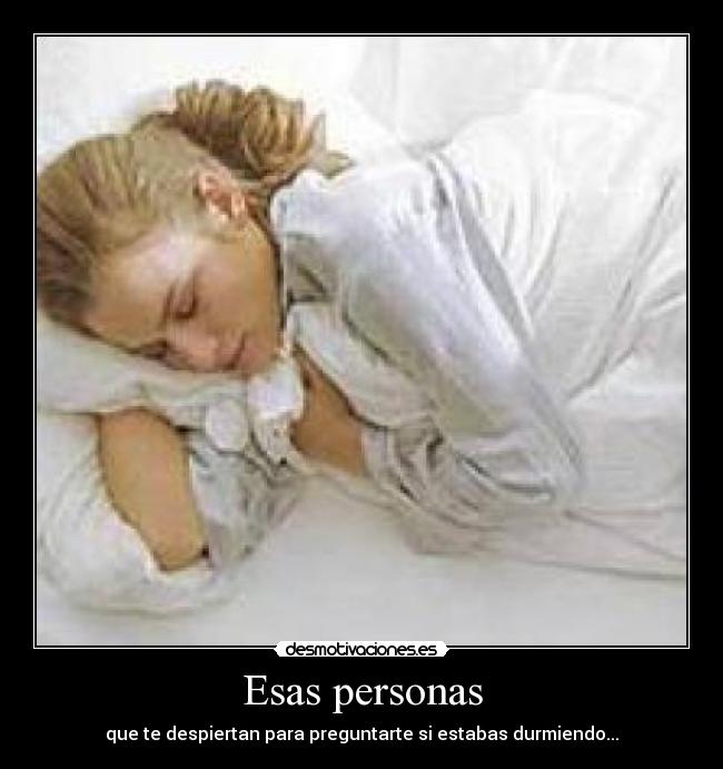 Esas personas -