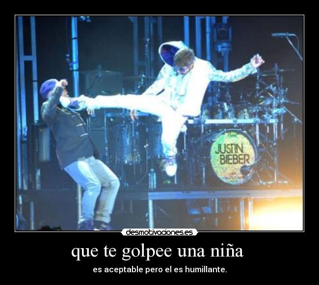 que te golpee una niña -