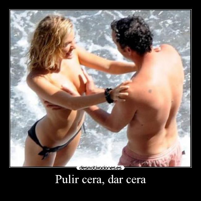 Pulir cera, dar cera - 