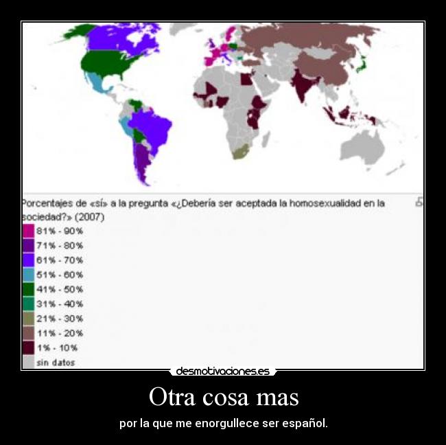 Otra cosa mas - por la que me enorgullece ser español.