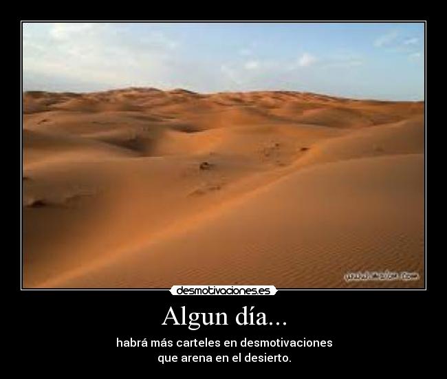 Algun día... -