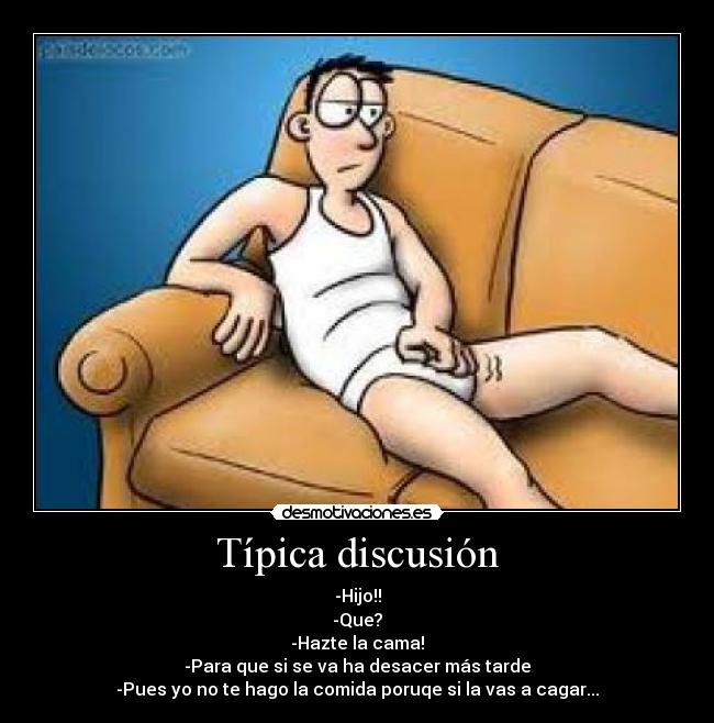 Típica discusión - 