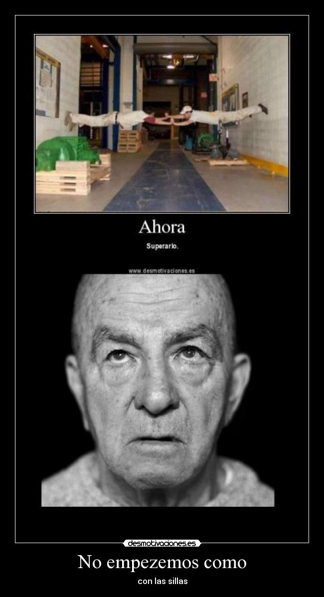 No empezemos como -