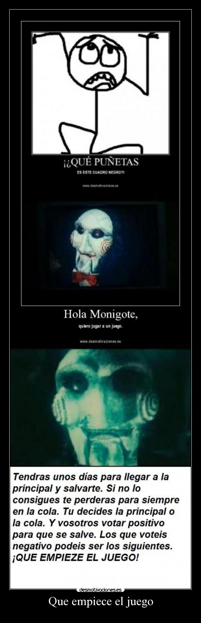 Que empiece el juego -