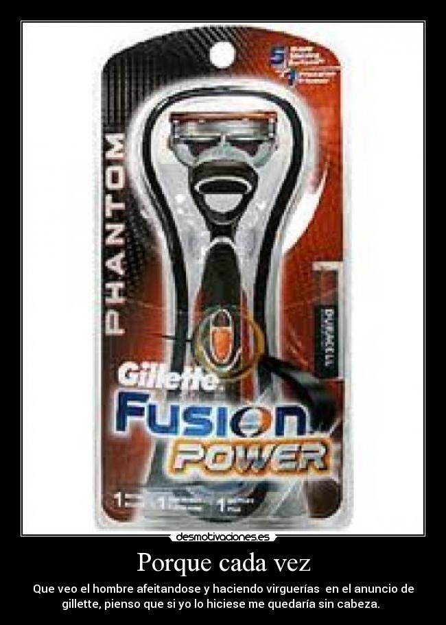 carteles gillette desmotivaciones