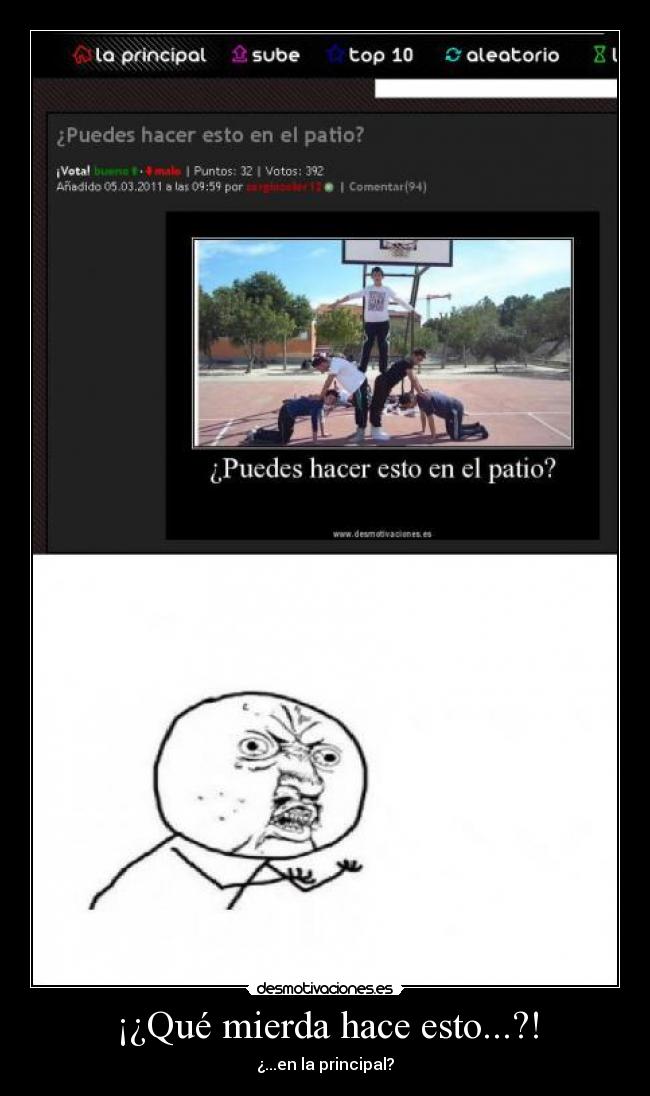 ¡¿Qué mierda hace esto...?! -